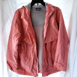 Salmon/Peach Rain Jacket